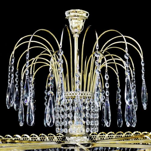 Люстра Хрустальный Каскад №12 Королевский в Иваново Гусь Хрустальный