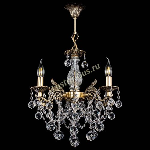 Люстра бронзовая Алфея №3/1 Шар в Иваново Гусь Хрустальный