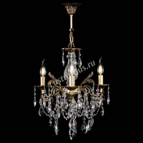 Люстра бронзовая Алфея №3/1 Журавлик в Иваново Гусь Хрустальный