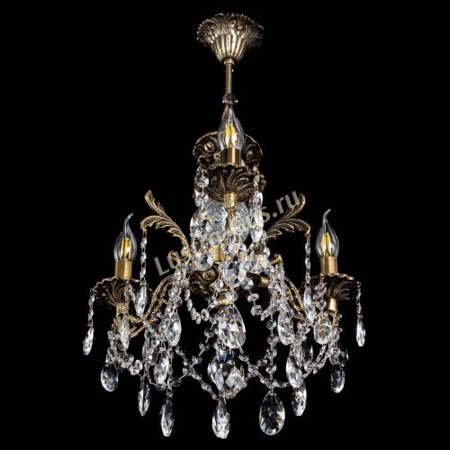 Люстра бронзовая Алфея №3/1 Журавлик в Иваново Гусь Хрустальный