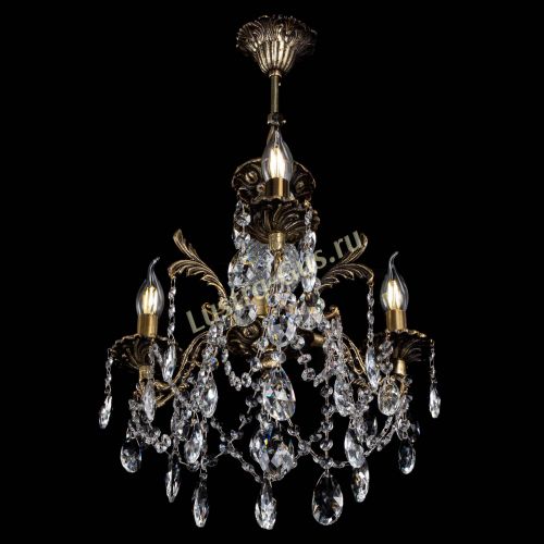 Люстра бронзовая Алфея №3/1 Журавлик в Иваново Гусь Хрустальный