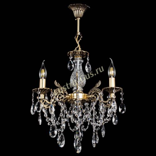 Люстра бронзовая Алфея №3/1 Журавлик в Иваново Гусь Хрустальный