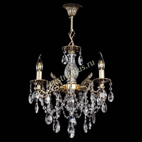 Люстра бронзовая Алфея №3/1 Звездочка в Иваново Гусь Хрустальный