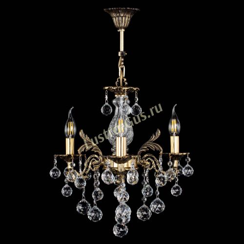 Люстра бронзовая Алфея №3/2 Шар в Иваново Гусь Хрустальный