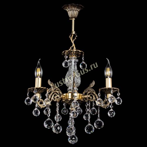 Люстра бронзовая Алфея №3/2 Шар в Иваново Гусь Хрустальный
