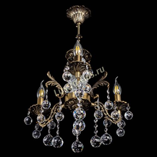 Люстра бронзовая Алфея №3/2 Шар в Иваново Гусь Хрустальный