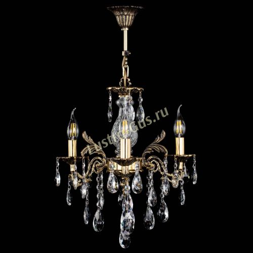 Люстра бронзовая Алфея №3/2 Журавлик в Иваново Гусь Хрустальный
