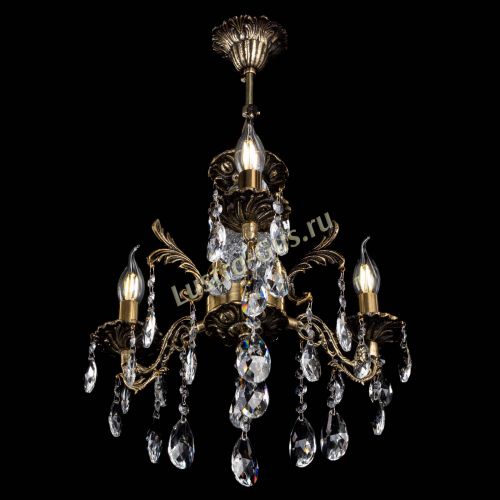 Люстра бронзовая Алфея №3/2 Журавлик в Иваново Гусь Хрустальный