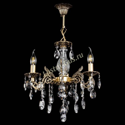 Люстра бронзовая Алфея №3/2 Звездочка в Иваново Гусь Хрустальный