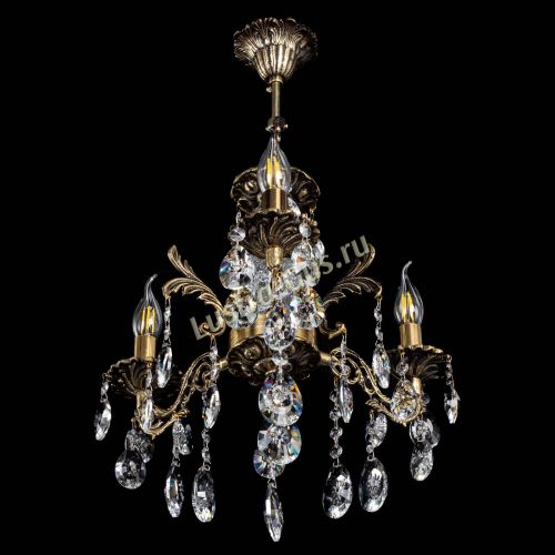 Люстра бронзовая Алфея №3/2 Звездочка в Иваново Гусь Хрустальный