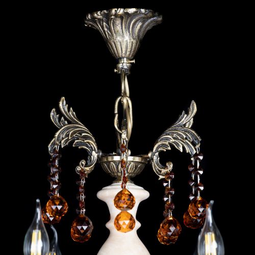 Люстра бронзовая Алфея №5 с камнем шар чайная в Иваново Гусь Хрустальный Люстра бронзовая Алфея №5 с камнем шар чайная в Иваново Гусь Хрустальный