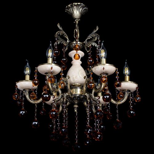 Люстра бронзовая Алфея №5 с камнем шар чайная в Иваново Гусь Хрустальный Люстра бронзовая Алфея №5 с камнем шар чайная в Иваново Гусь Хрустальный