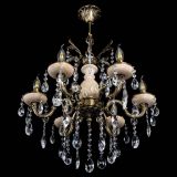 Люстра бронзовая Алфея №6 с камнем шар в Иваново Люстра бронзовая Алфея №6 с камнем шар в Иваново