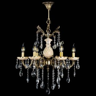  Люстра Алфея №6 с камнем журавлик