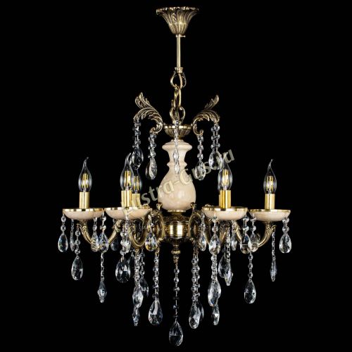 Люстра Алфея №6 с камнем журавлик в Иваново Гусь Хрустальный