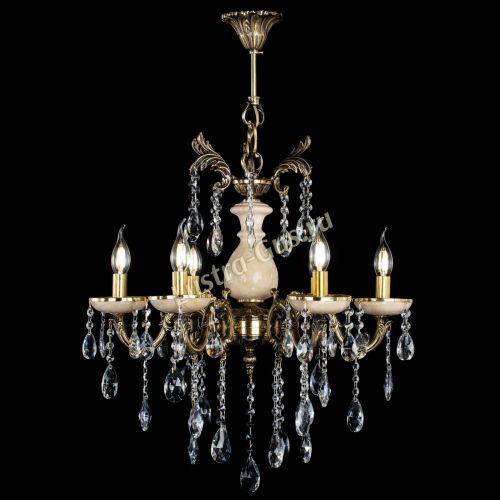 Люстра Алфея №6 с камнем журавлик в Иваново Гусь Хрустальный