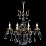 Люстра бронзовая Алфея Малахит №8 шар в Иваново