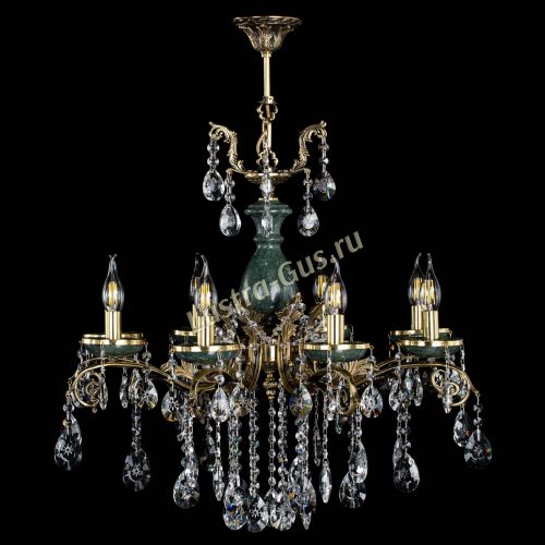 Люстра бронзовая Алфея Малахит №8 звездочка в Иваново Гусь Хрустальный