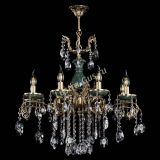 Люстра бронзовая Алфея Малахит №8 звездочка в Иваново