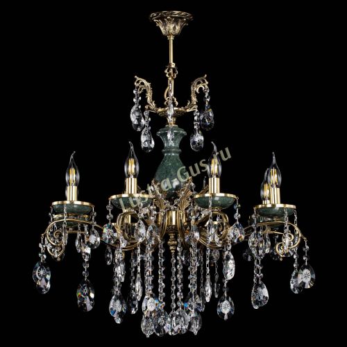 Люстра бронзовая Алфея Малахит №8 звездочка в Иваново Гусь Хрустальный