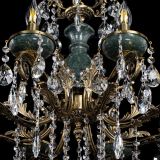 Люстра бронзовая Алфея Малахит №8 звездочка в Иваново Люстра бронзовая Алфея Малахит №8 звездочка в Иваново
