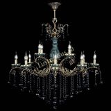 Люстра бронзовая Алфея Малахит №12 шар черная в Иваново