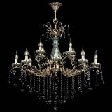 Люстра бронзовая Алфея Малахит №12 шар черная в Иваново