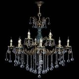 Люстра бронзовая Алфея Малахит №12 шар в Иваново