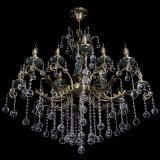 Люстра бронзовая Алфея Малахит №12 шар в Иваново