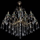 Люстра бронзовая Алфея Малахит №12 журавлик в Иваново