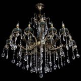 Люстра бронзовая Алфея Малахит №12 звездочка в Иваново