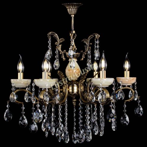 Люстра бронзовая Алфея Оникс №6/2 звездочка в Иваново Гусь Хрустальный