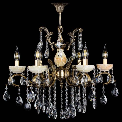 Люстра бронзовая Алфея Оникс №6/2 звездочка в Иваново Гусь Хрустальный