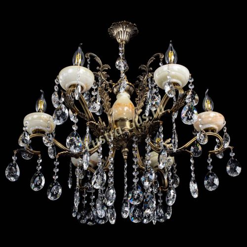 Люстра бронзовая Алфея Оникс №6/2 звездочка в Иваново Гусь Хрустальный