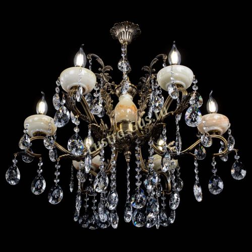 Люстра бронзовая Алфея Оникс №6/2 звездочка в Иваново Гусь Хрустальный