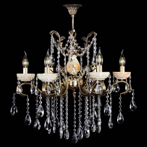 Люстра бронзовая Алфея Оникс №6 журавлик в Иваново Гусь Хрустальный