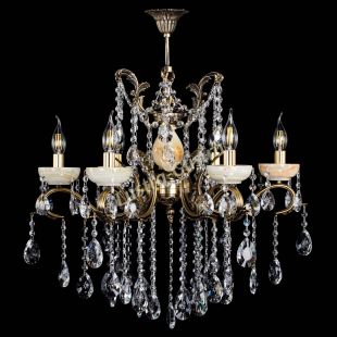 Бронзовая люстра Люстра бронзовая Алфея Оникс №6 звездочка