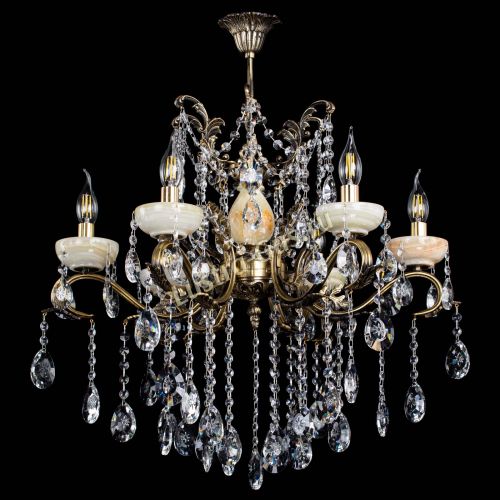 Люстра бронзовая Алфея Оникс №6 звездочка в Иваново Гусь Хрустальный