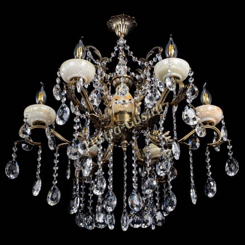 Люстра бронзовая Алфея Оникс №6 звездочка в Иваново Гусь Хрустальный