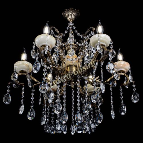 Люстра бронзовая Алфея Оникс №6 звездочка в Иваново Гусь Хрустальный