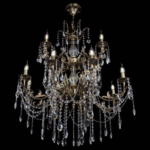 Люстра бронзовая Кассандра Алфея №12 журавлик в Иваново Гусь Хрустальный