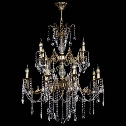 Люстра бронзовая Кассандра Алфея №12 звездочка в Иваново Гусь Хрустальный