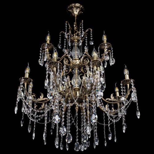 Люстра бронзовая Кассандра Алфея №12 звездочка в Иваново Гусь Хрустальный