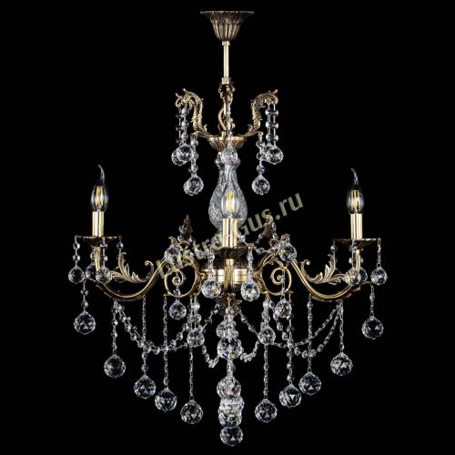 Люстра бронзовая Кассандра Алфея №3/1 шар в Иваново Гусь Хрустальный