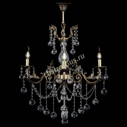 Люстра бронзовая Кассандра Алфея №3/1 шар в Иваново Гусь Хрустальный