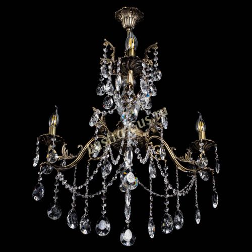 Люстра бронзовая Кассандра Алфея №3/1 звездочка в Иваново Гусь Хрустальный