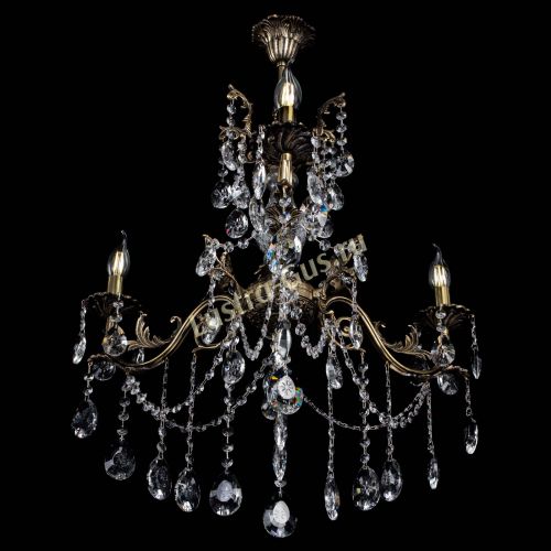 Люстра бронзовая Кассандра Алфея №3/1 звездочка в Иваново Гусь Хрустальный