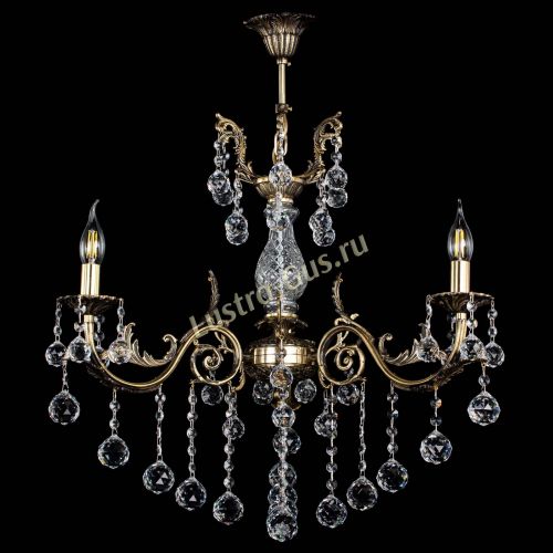 Люстра бронзовая Кассандра Алфея №3/2 шар в Иваново Гусь Хрустальный