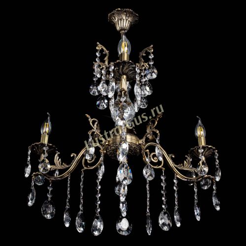 Люстра бронзовая Кассандра Алфея №3/2 звездочка в Иваново Гусь Хрустальный