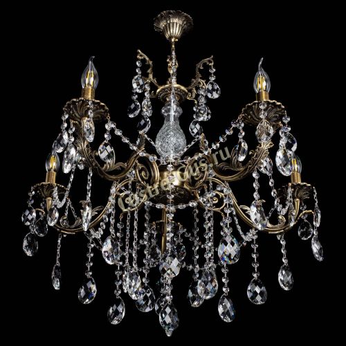 Люстра бронзовая Кассандра Алфея №5/1 баден в Иваново Гусь Хрустальный